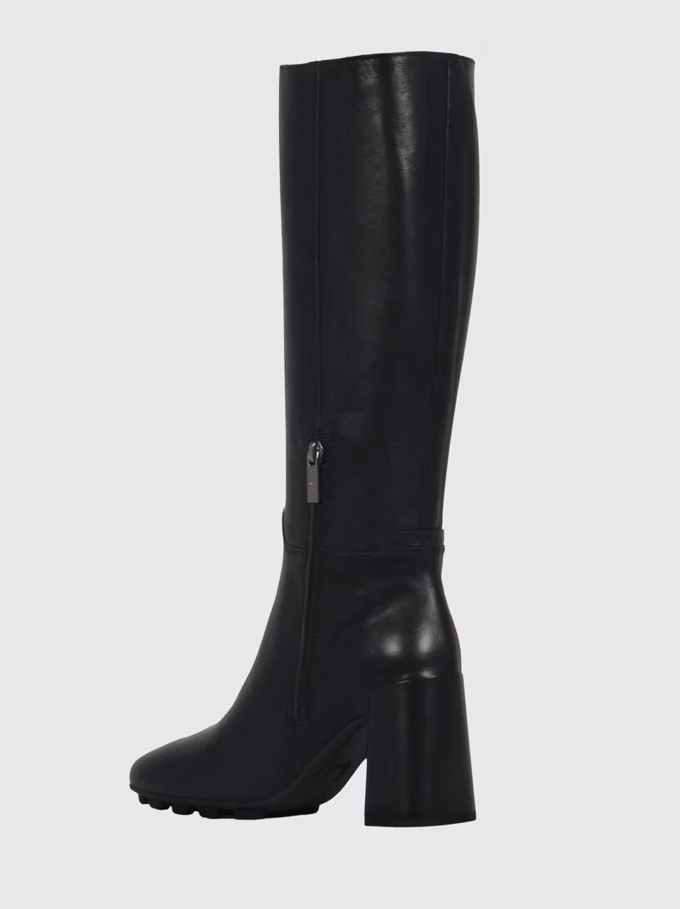 stivale tubo con zip tacco h 80 mm HXW6950FW40KXTB999 NERO HOGAN