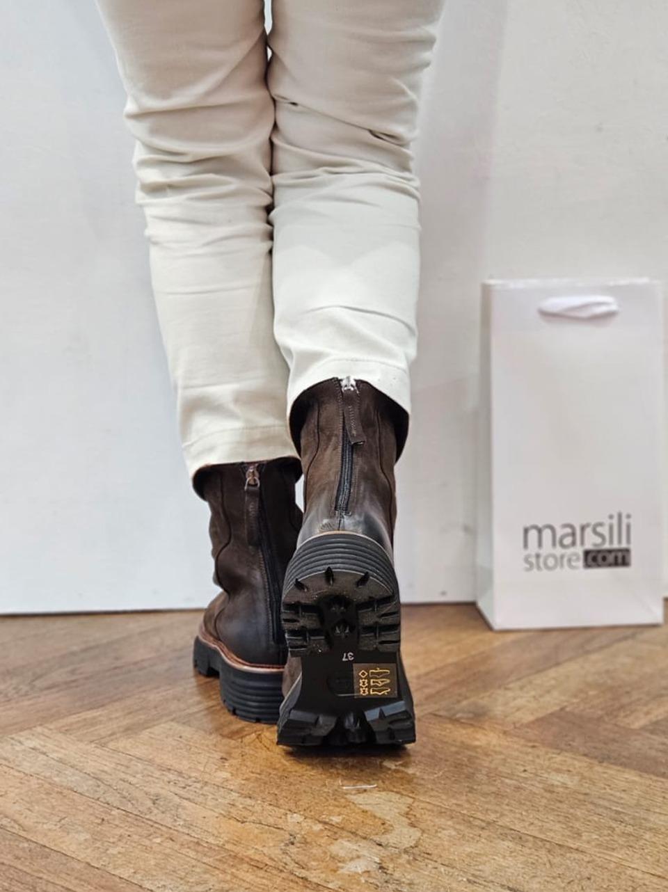 stivaletto con zip posteriore 3270 TDM MAT:20