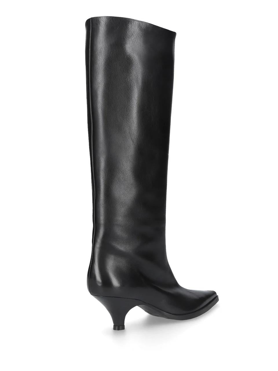 stivale a tubo tacco h 40mm E4301 NERO ELENA IACHI