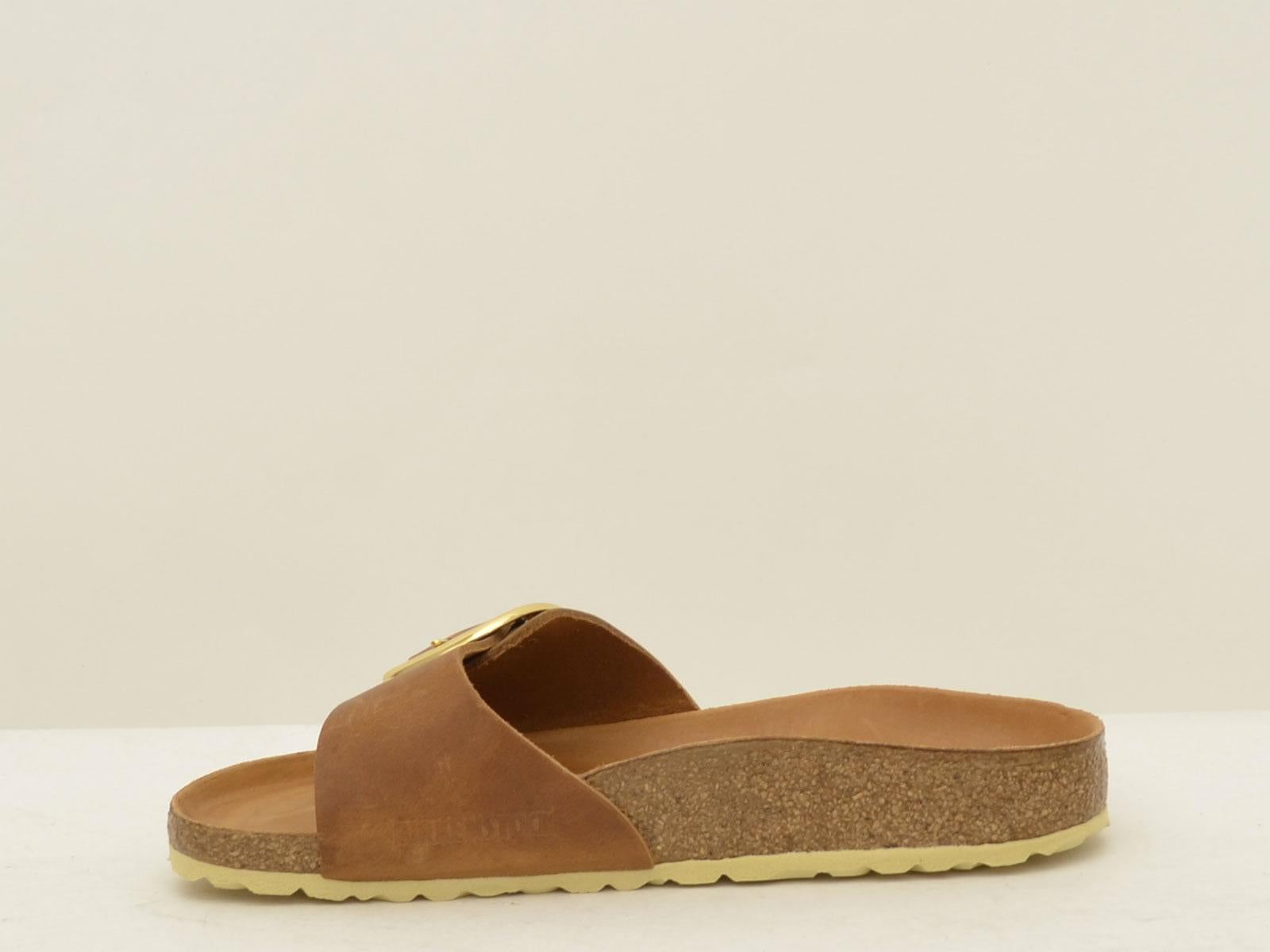 sabot madrid big buckle MADRID1006525 COGNAC BIRKENSTOCK