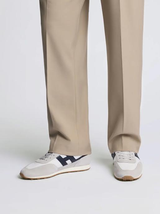 hogan atletic HXM6990FZ90UZA793S BIANCO GRIGIO HOGAN