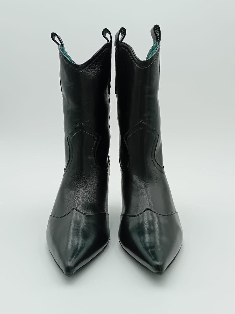 stivaletto tex tacco h 60mm PARMA NERO DELAIA