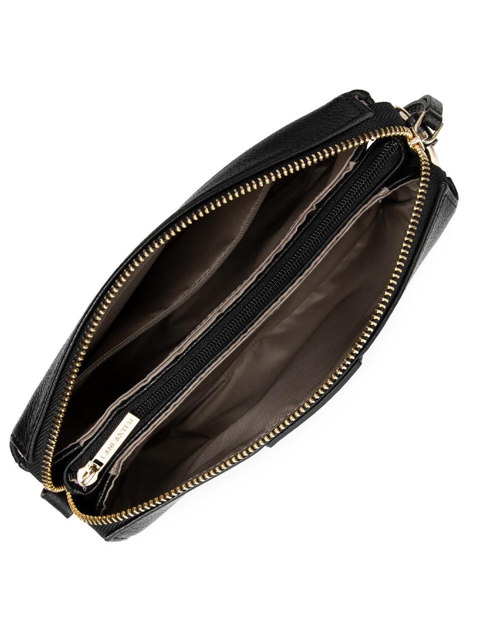 borsa 3 soffietti piccola 529-73 NERO LANCASTER