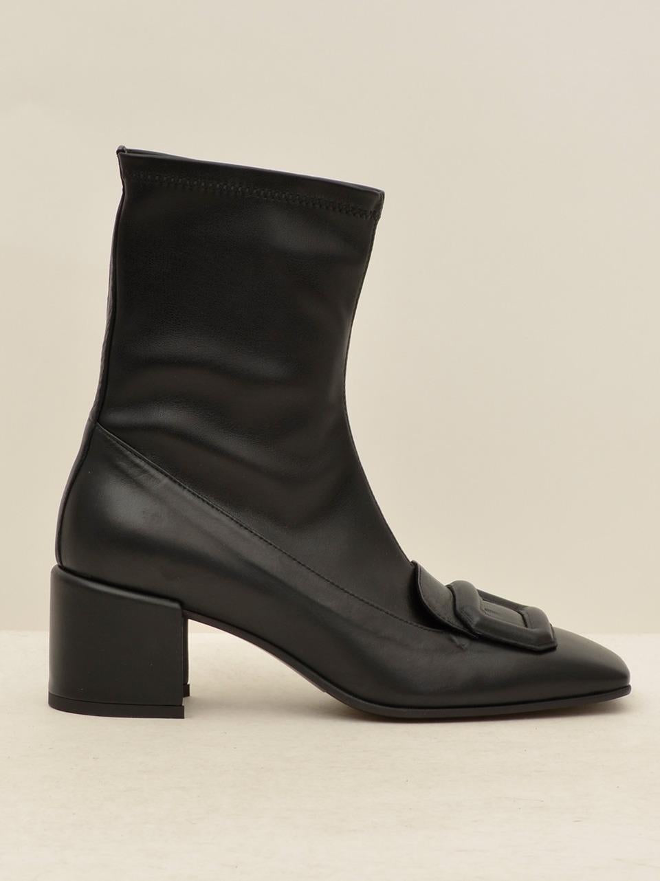 stivaletto con accessorio 9142 NERO BRUGLIA