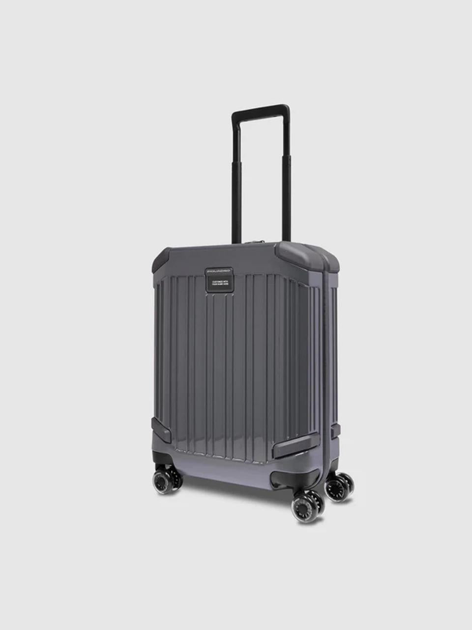 valigia trolley cabina lucida pop BV4425POP GRIGIO PIQUADRO