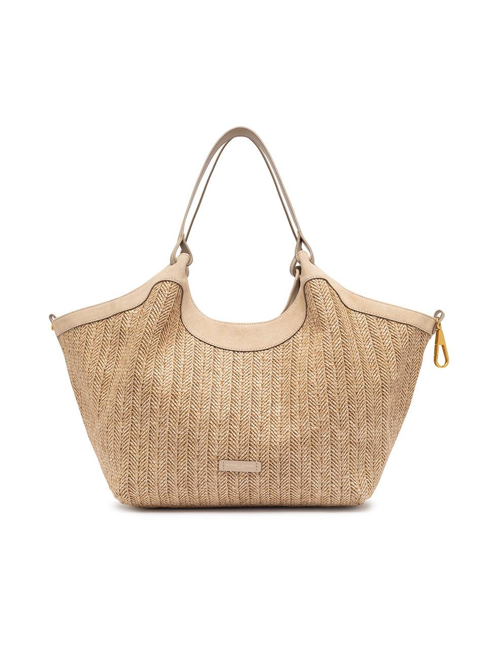 shopping dua grande paglia spigata BS12340 SABBIA GIANNI CHIARINI