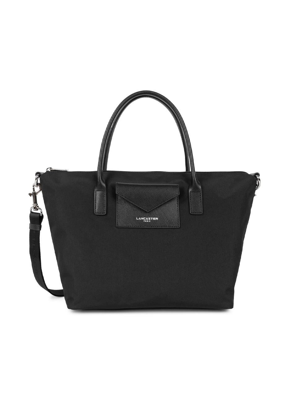 borsa shopping media con tracolla 51636 NERO LANCASTER