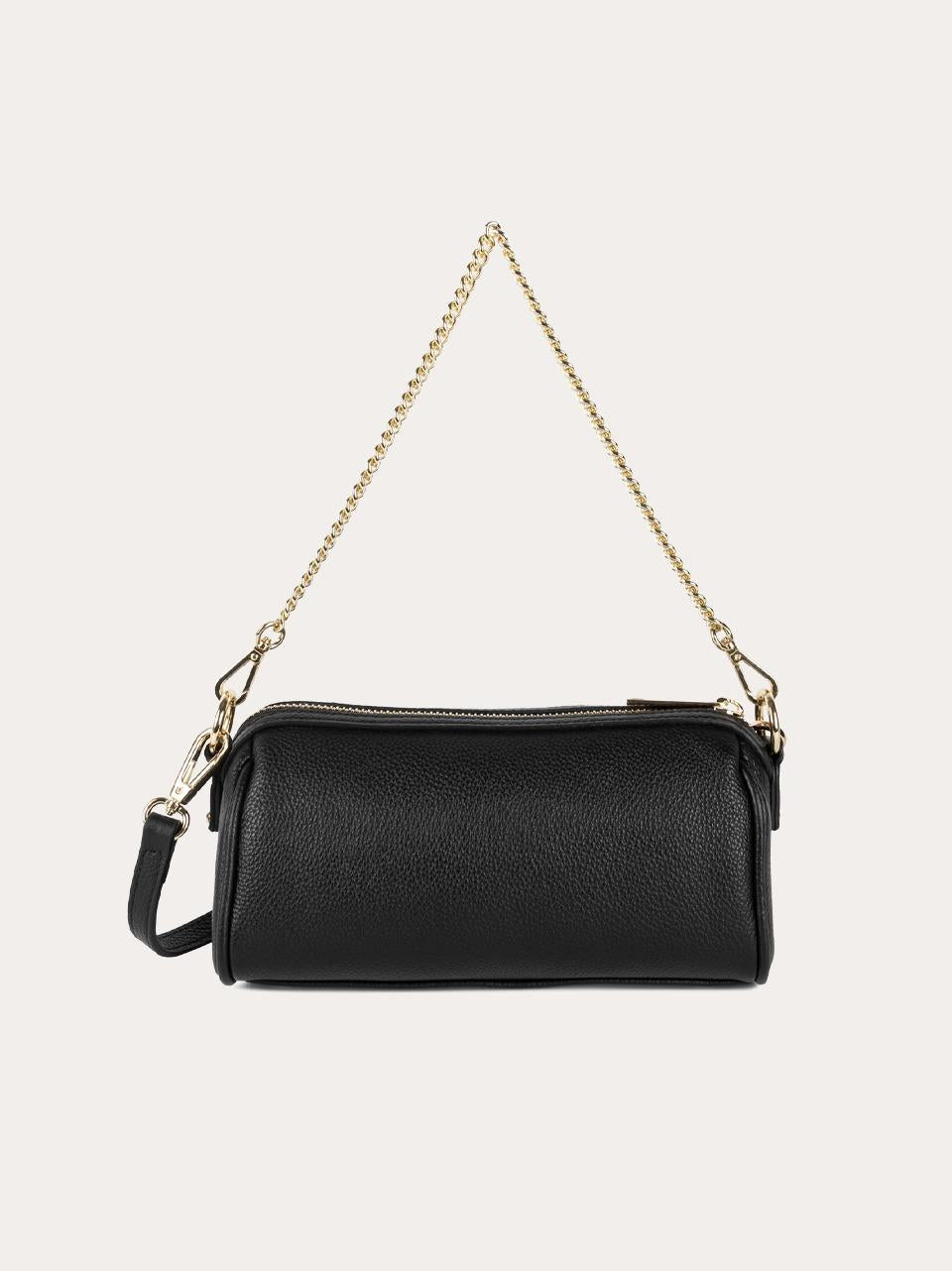 borsa spalla piccola zippata 547100 NERO LANCASTER