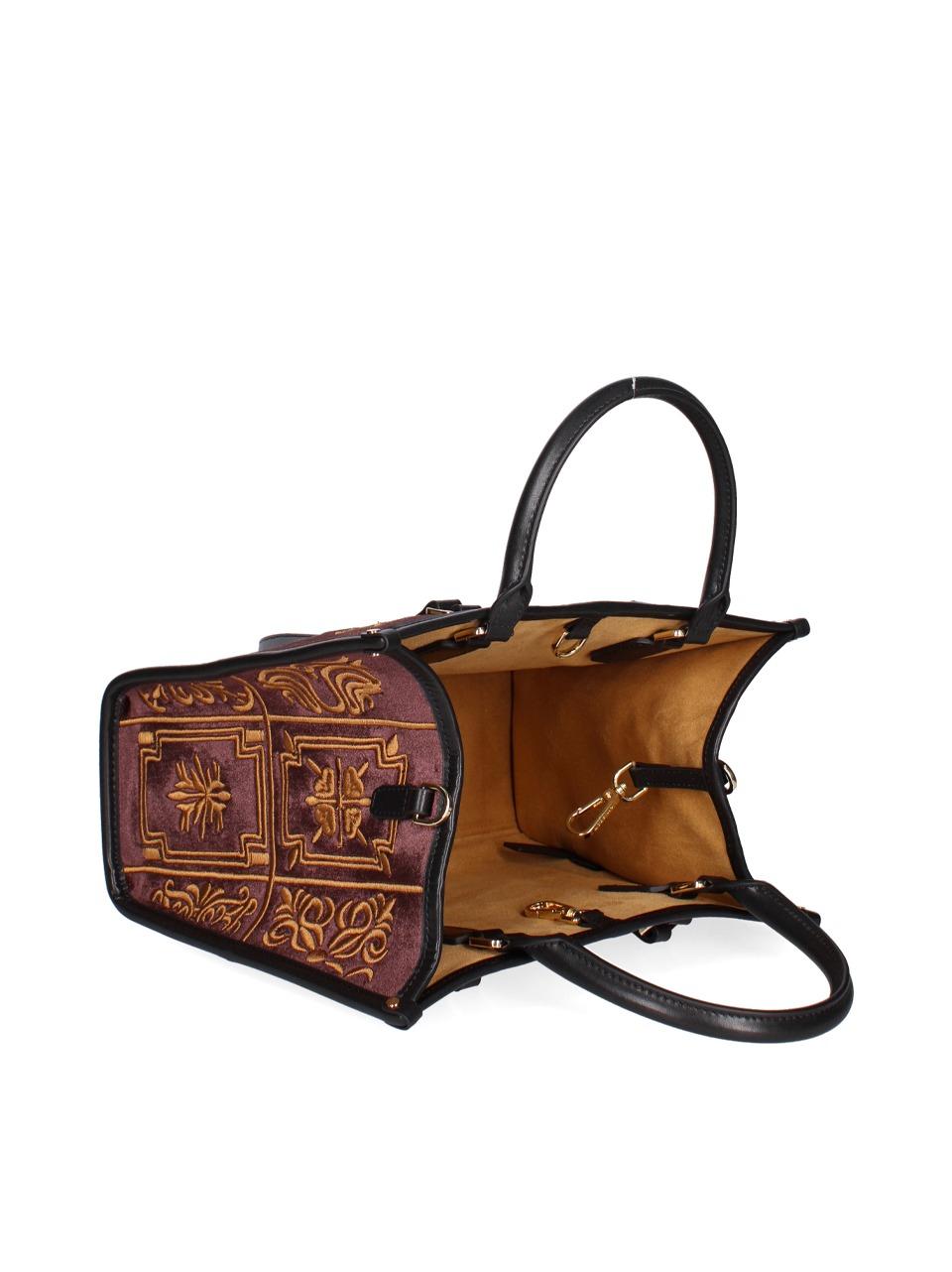 borsa lisbona velvet piccola 1002 TABACCO MY-BEST BAGS