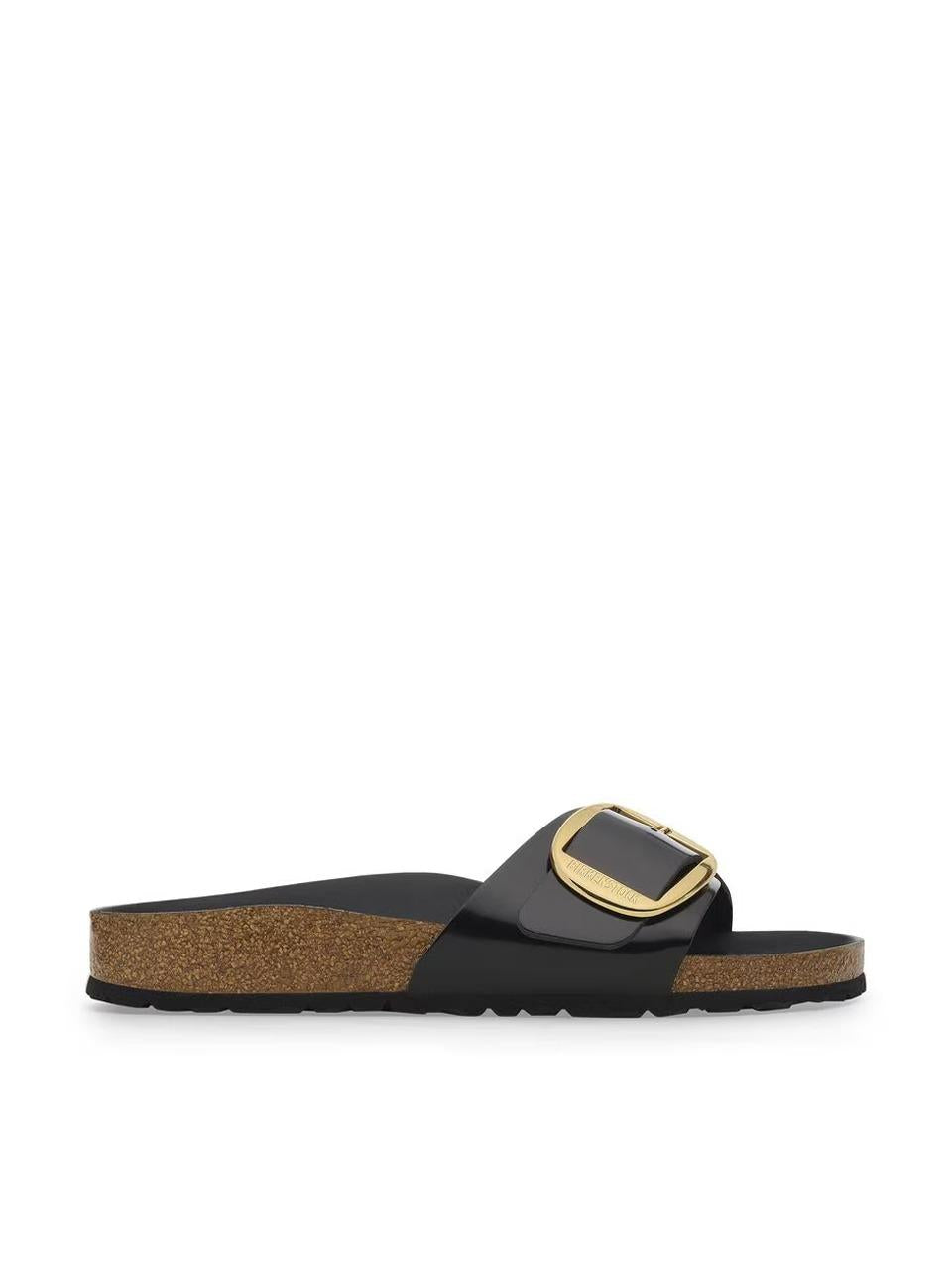 sabot madrid big bukle shine MADRID2650 BLACK BIRKENSTOCK