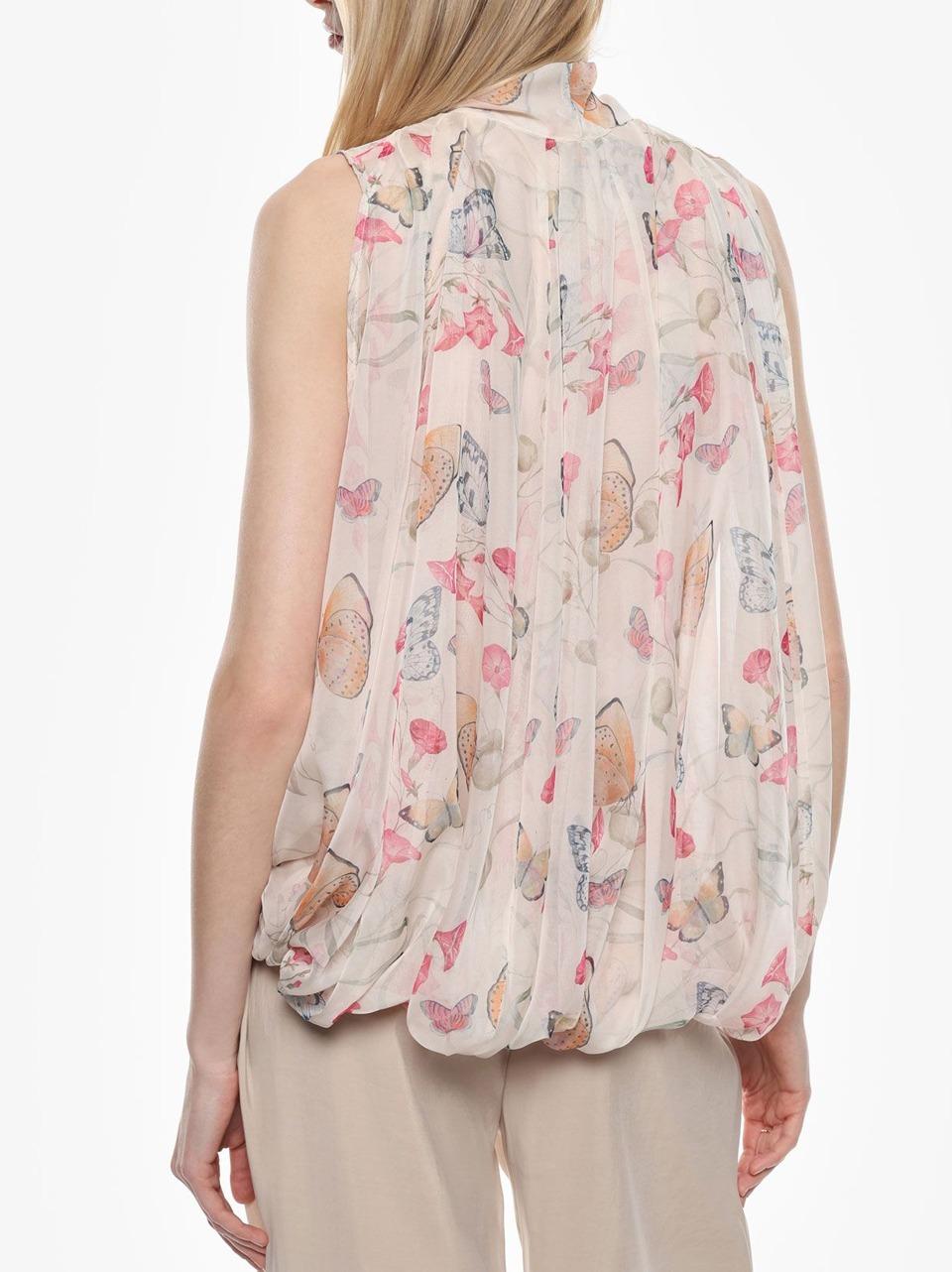 blusa floreale CNA0JVG R SELECTED
