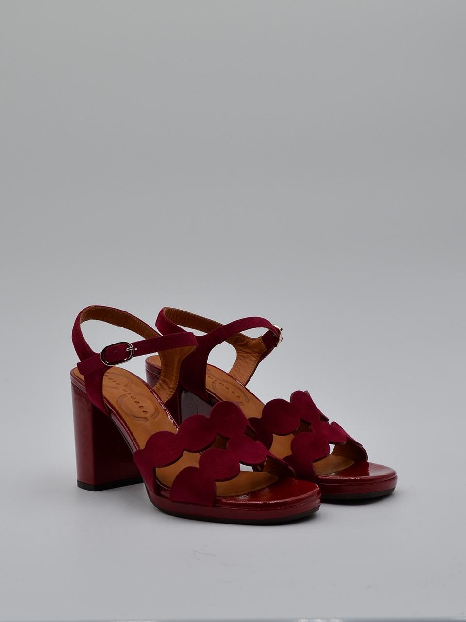 sandalo con cerchi tacco h 90mm PAYSA CERISE CHIE MIHARA