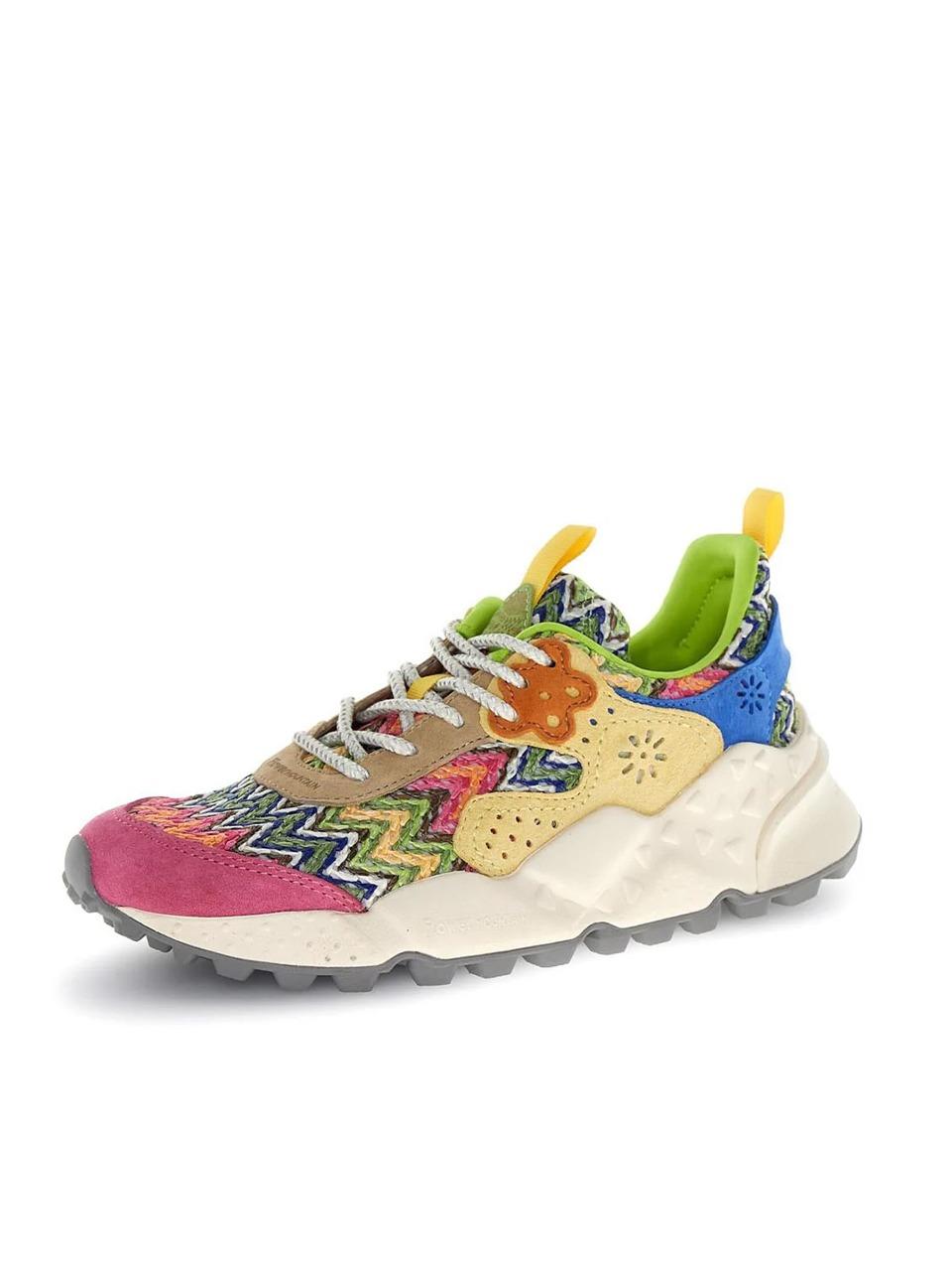 sneakers kotetsu KOTETSU2E01 FUXIA AZZURRO FLOWER MOUNTAIN