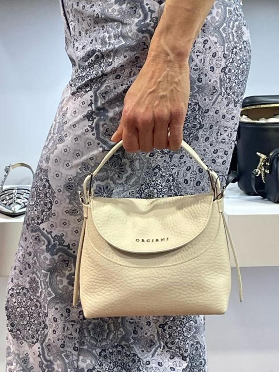borsa nana small B02175SOFT BIANCO ORCIANI