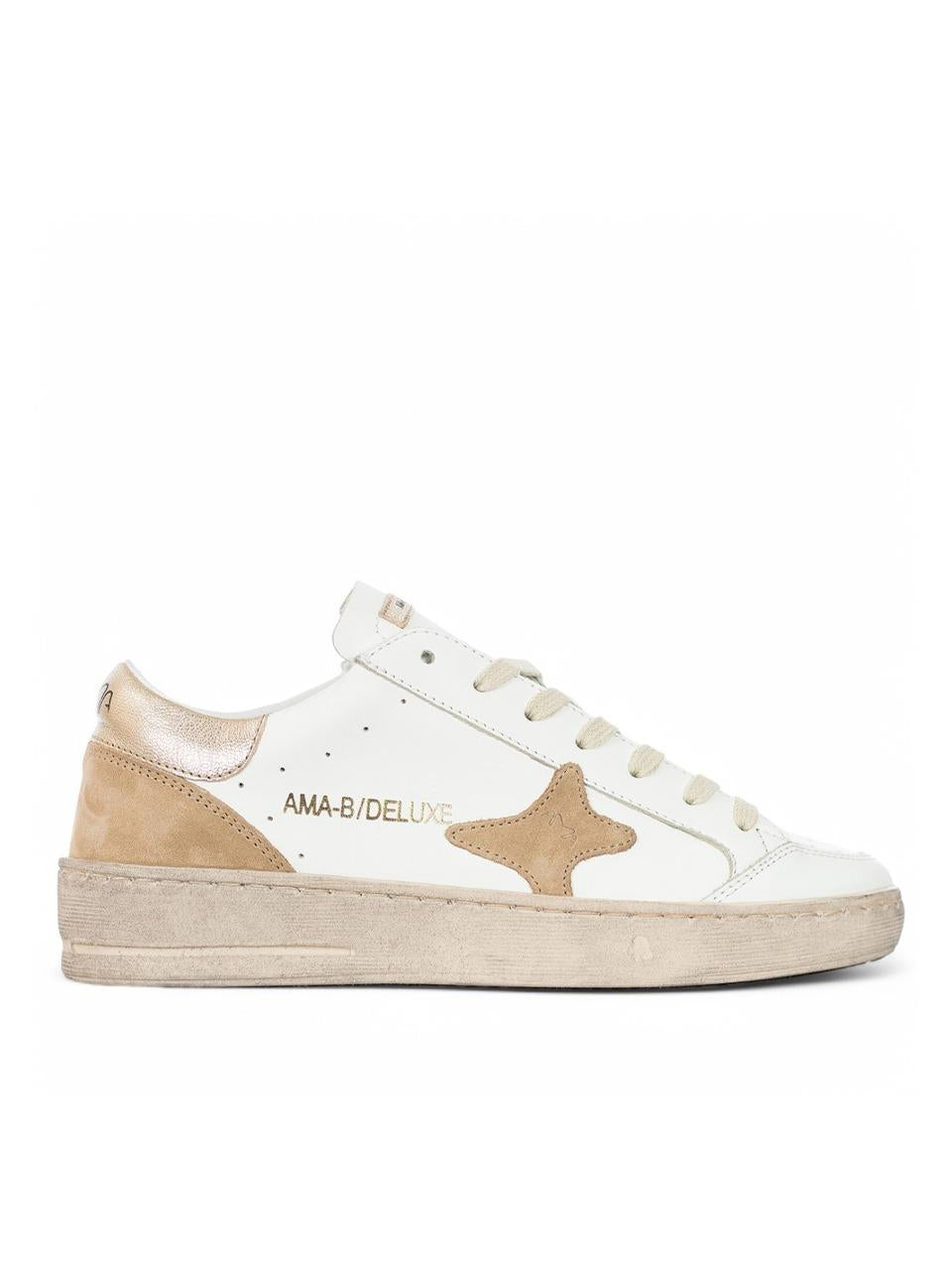 sneakers slam 4046 BIANCO SABBIA AMA brand