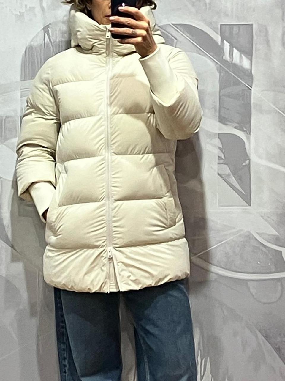 cloud madison coat CFWWOU2090 FRUT 3107 MILKY WOOLRICH