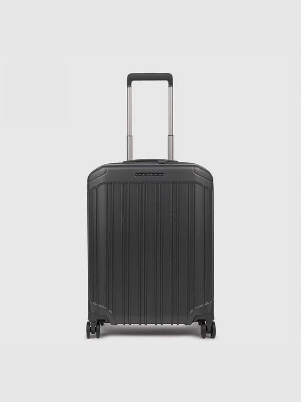 valigia trolley cabina lucida BV4425PQL NERO OPACO PIQUADRO