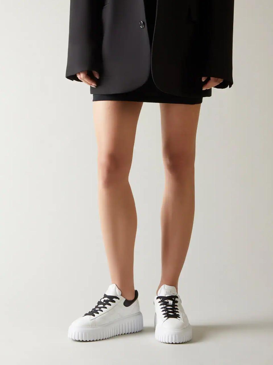 sneakers H-Stripes HXW6450FC60LE90001 BIANCO NERO HOGAN