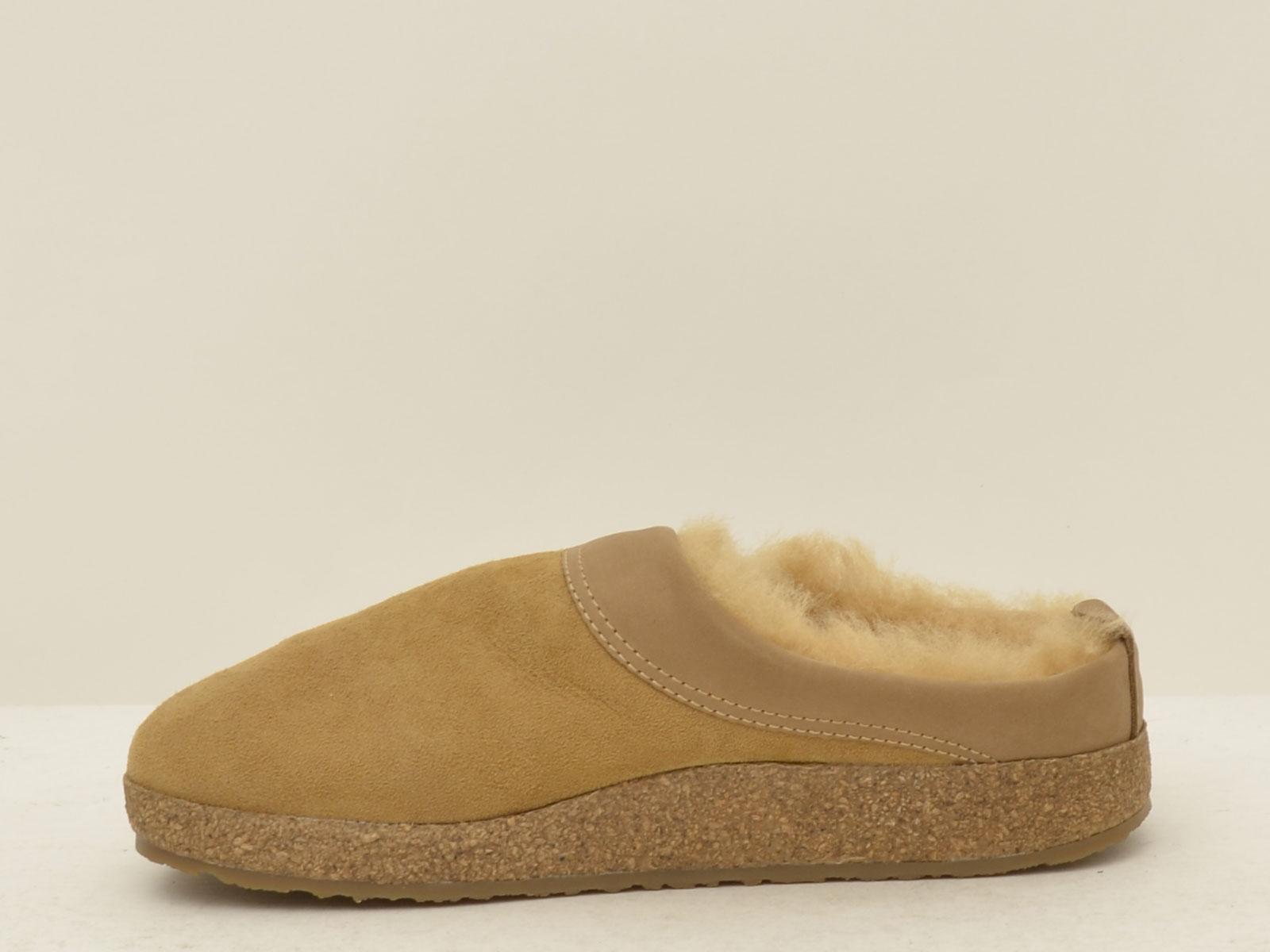 sabot snowbird in shearling 713015 46BEIGEMELIEBERT HAFLINGER