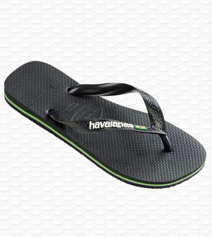infradito brasil logo BRASIL LOGO 4110850 1069BLACK\BLACK havaianas