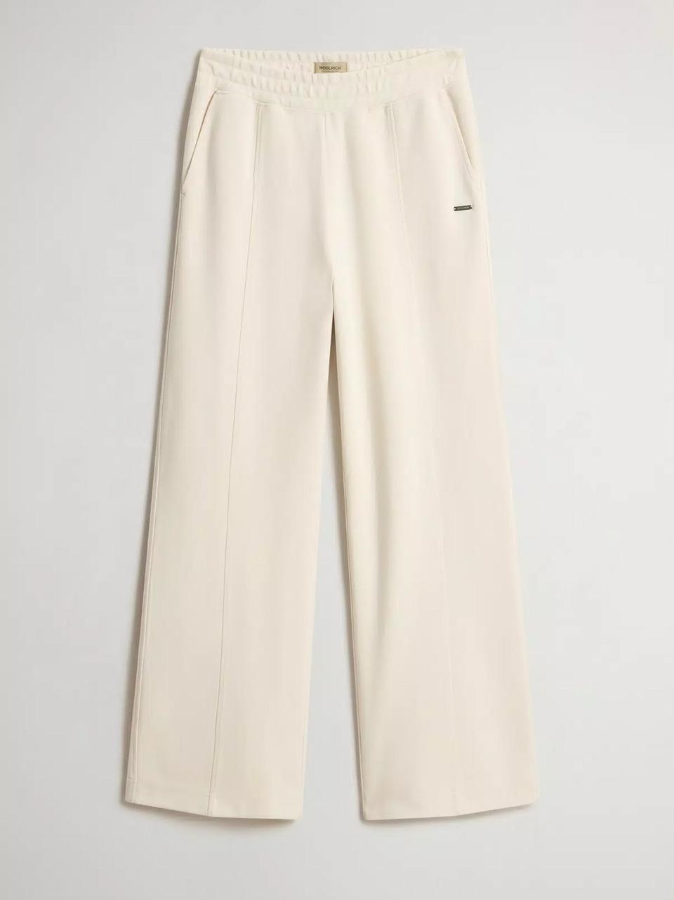 pant felpa super soft interloc zippata CFWWTR2004 FRUT 5051 MILKY WOOLRICH
