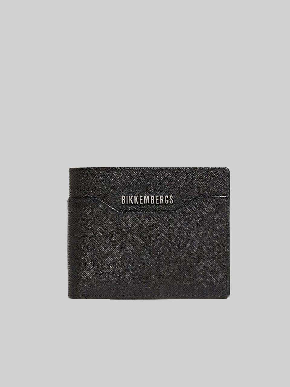 portafogli con portacarte BKPU00272M NERO BIKKEMBERGS