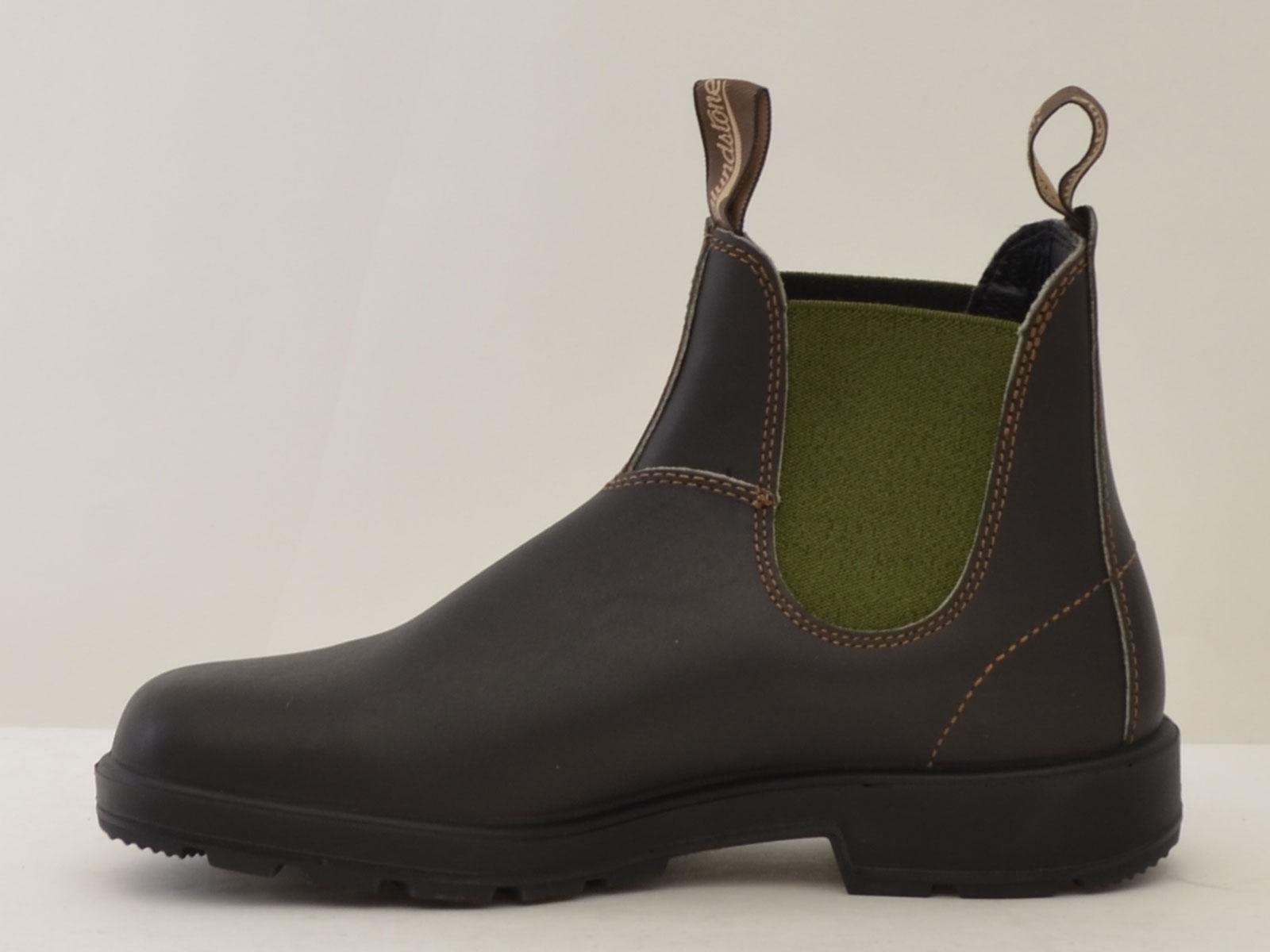 beatles elastico oliva 519 BC BROWN LEATHER Blundstone