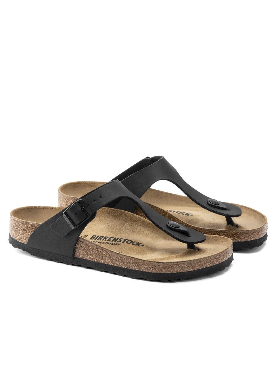 sandalo gizeh GIZEH043691 BLACK BIRKENSTOCK