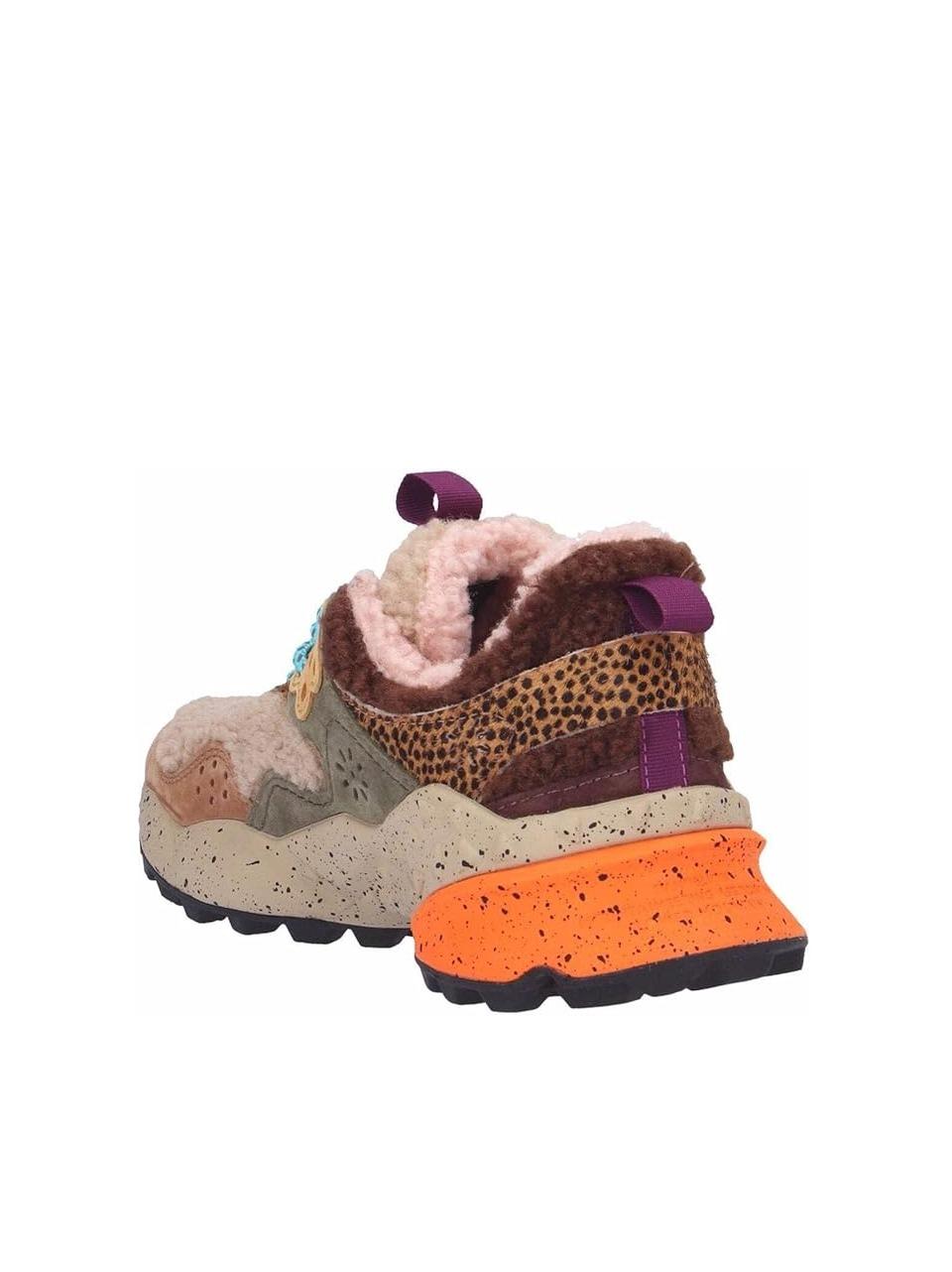 snakers kotetzu taddy KOTETZU3D66 TAUPE GRAY FLOWER MOUNTAIN