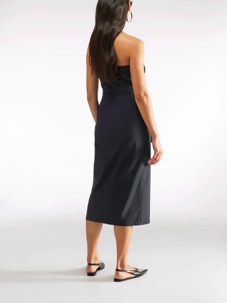 abito con corpetto F5SK30 NERO LIviana conti