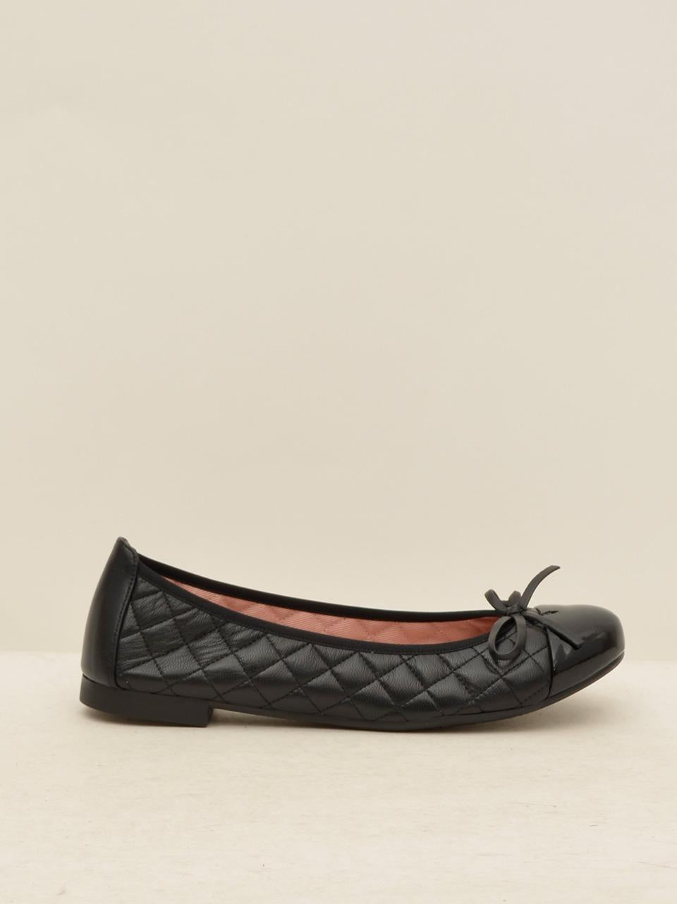 ballerina matellasse con fiocchetto 51576 NERO Pretty Ballerina