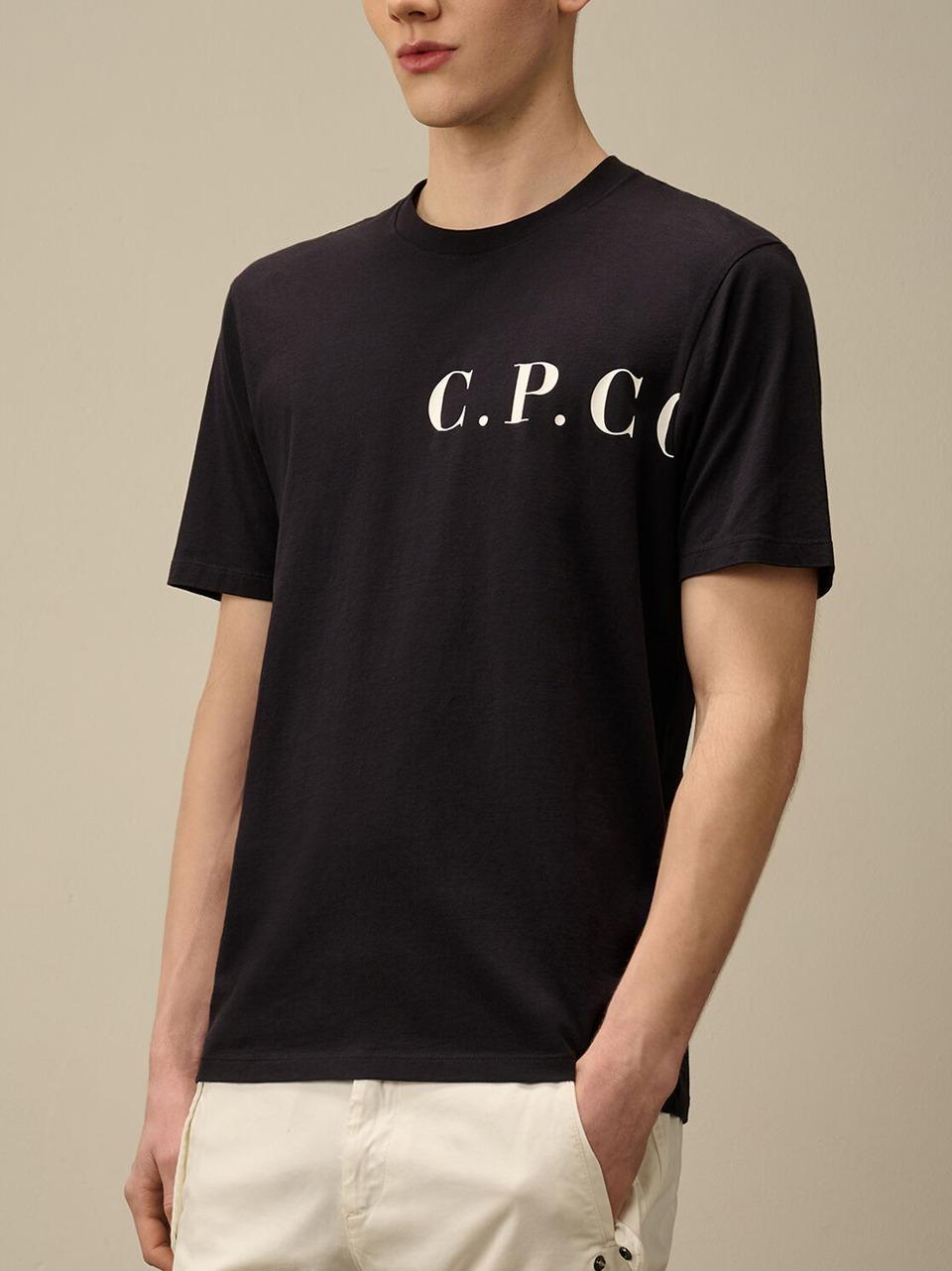 t shirt stampa macro 18CMTS139A005100W B C.P COMPANY