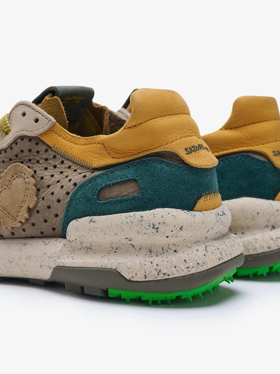 sneakers chacrona laser premium CHACRONA LASER PREMIUN LODEN BROWN SATORISAN