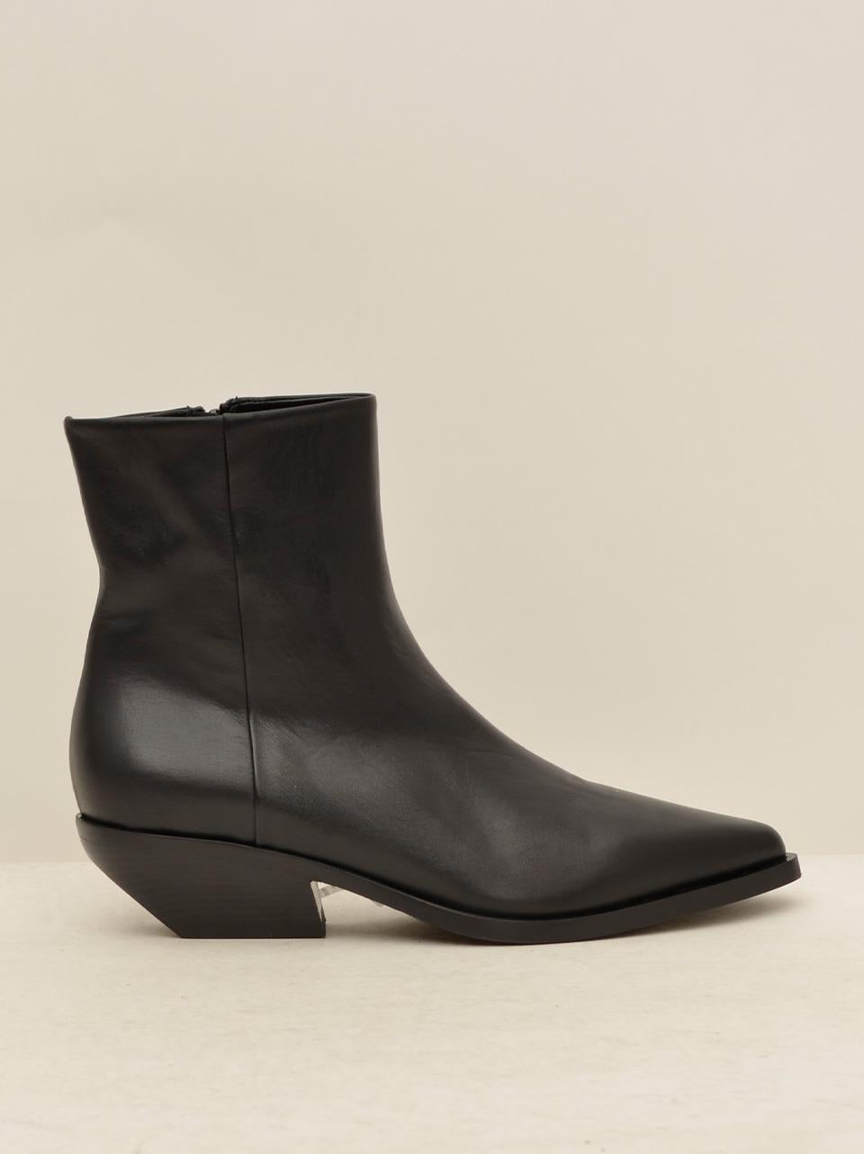 stivaletto con zip interna E4021 NERO ELENA IACHI