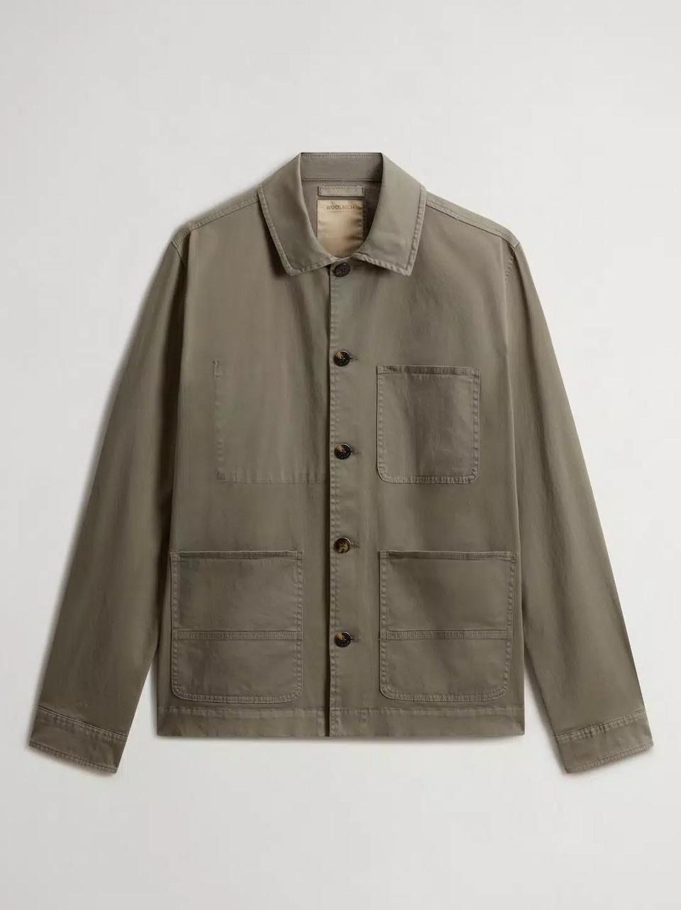 blazer cotone lavato OS2042UT5262 6667 WOOLRICH