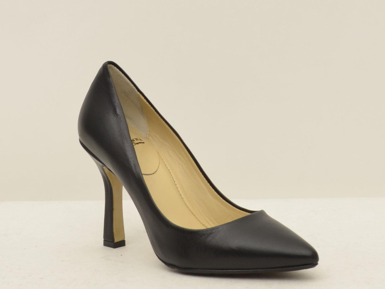 decollette tacco h 95 mm DE1002 NERO L'arianna