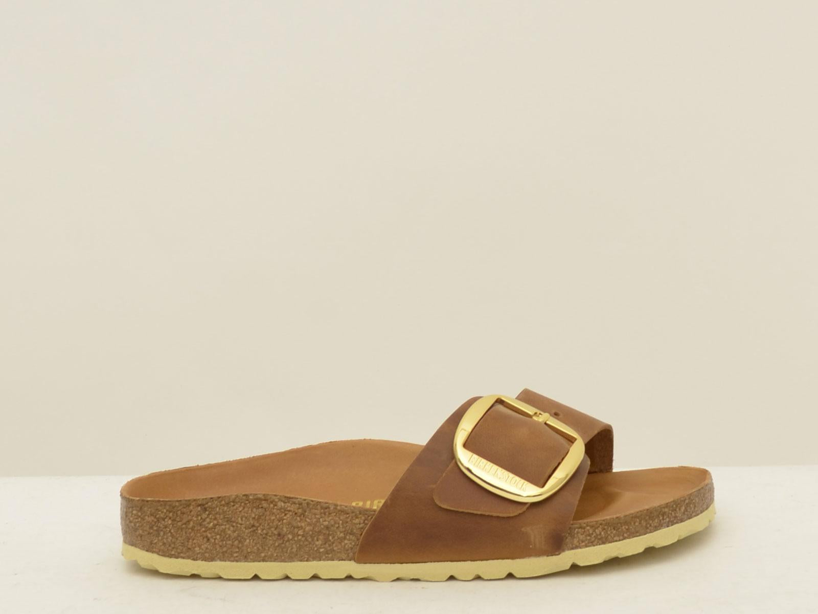 sabot madrid big buckle MADRID1006525 COGNAC BIRKENSTOCK