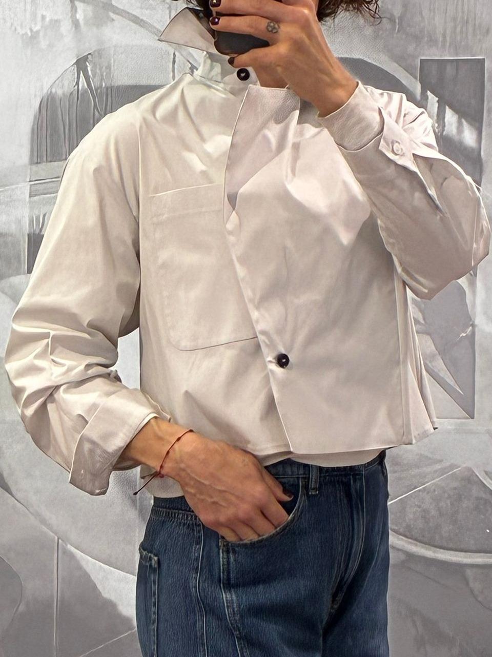 camicia giacchina reveres F6J26 L LIviana conti