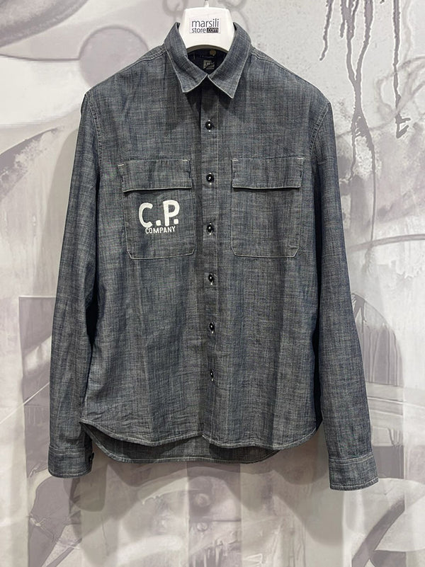 C.P COMPANY camicia denim Blu