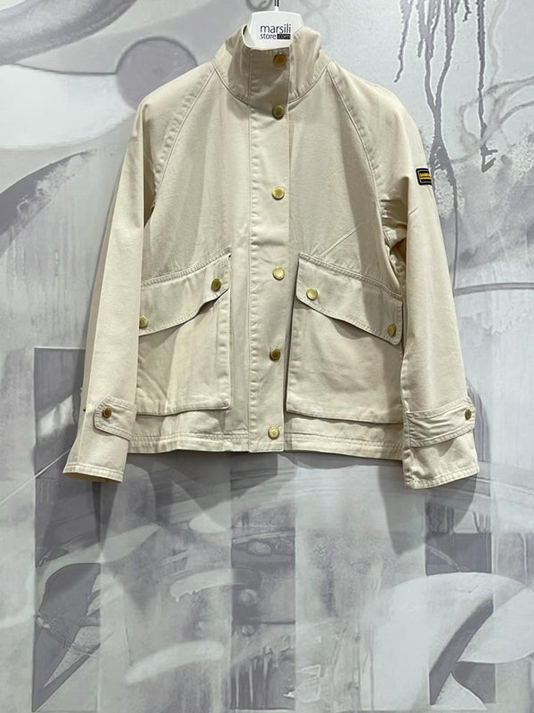 BARBOUR INTERNATIONAL giacca Off white