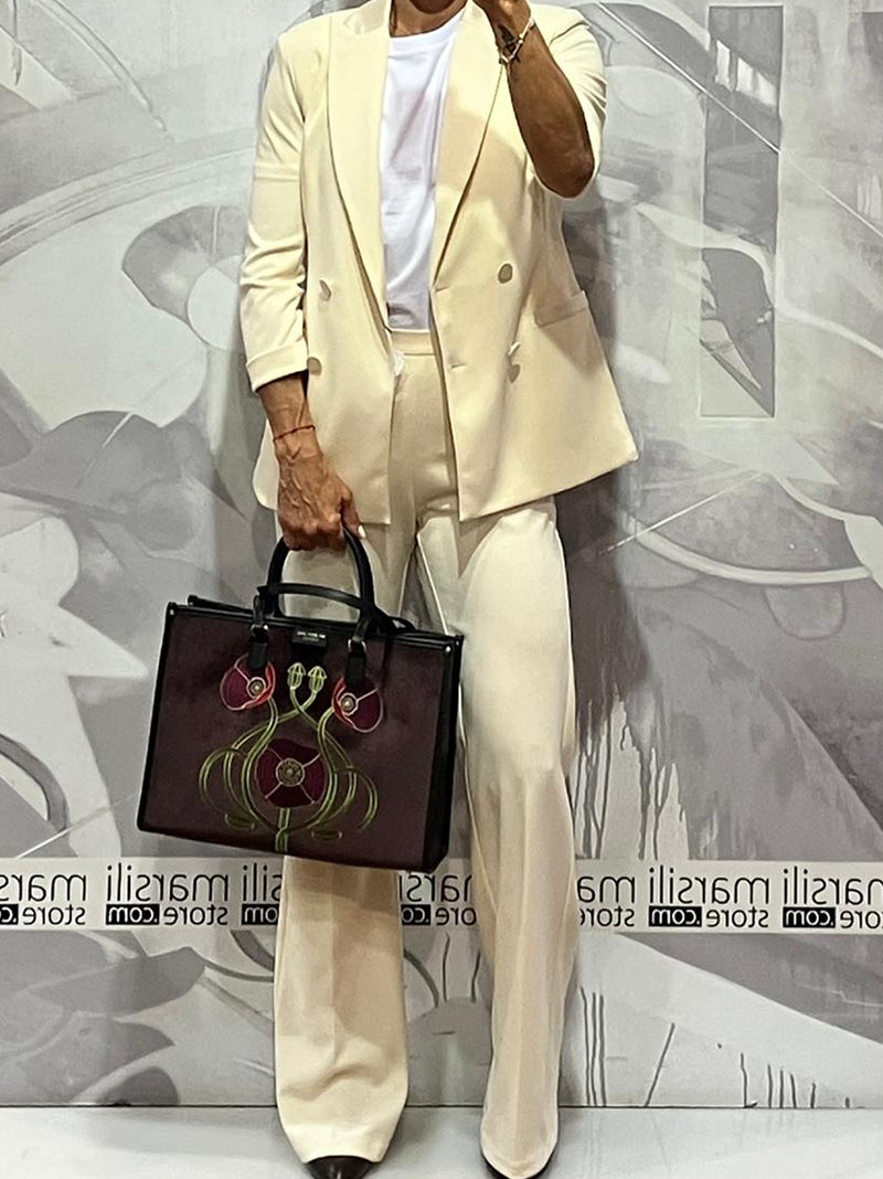 pantalone crepe