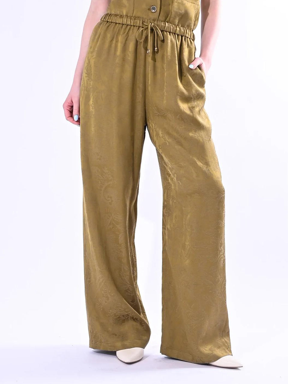pantalone  fantasia floreale
