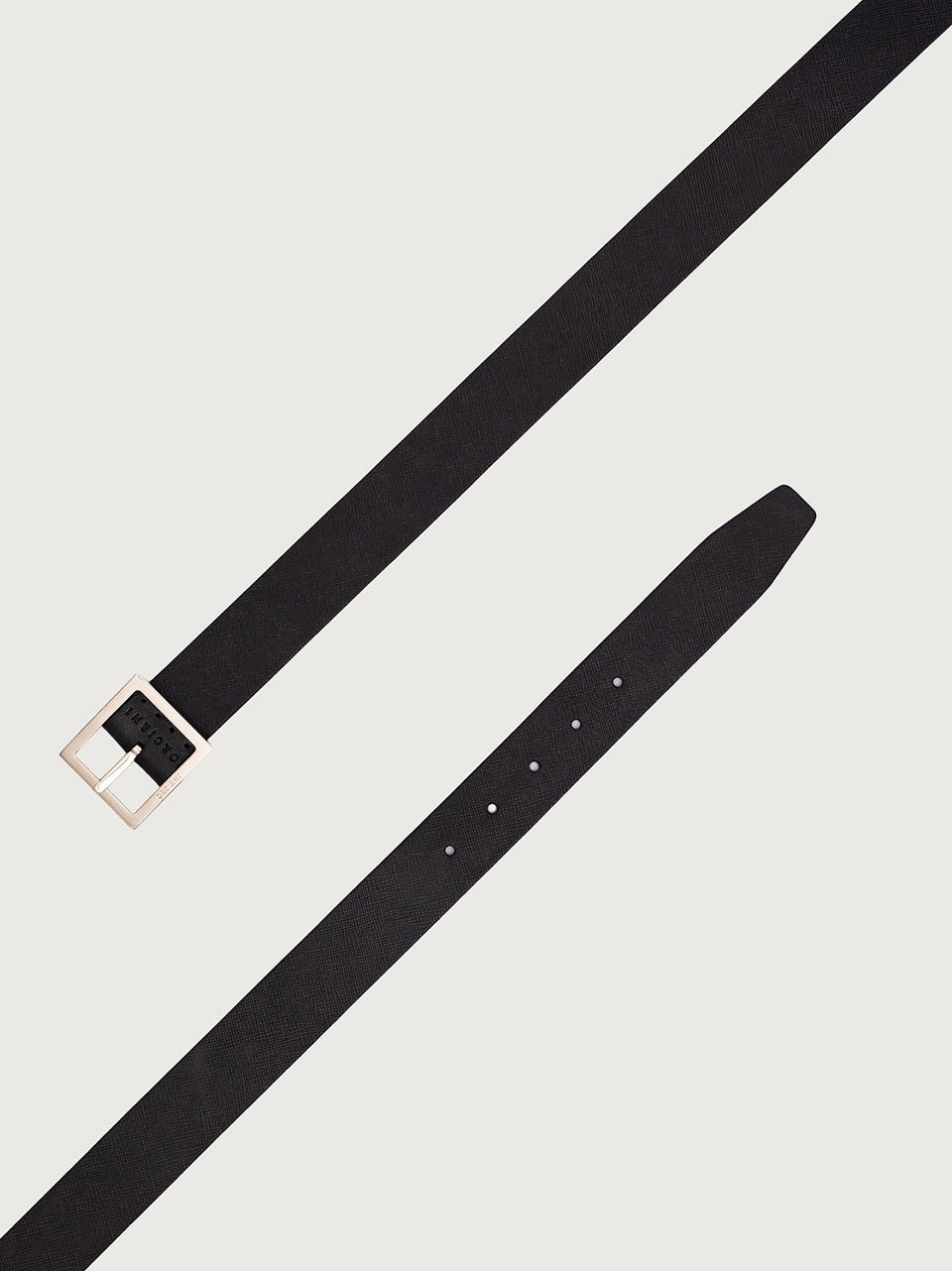 cintura reversibile h 35  mm U08311 SAFFIANO DOUBLENERO\TDM ORCIANI 