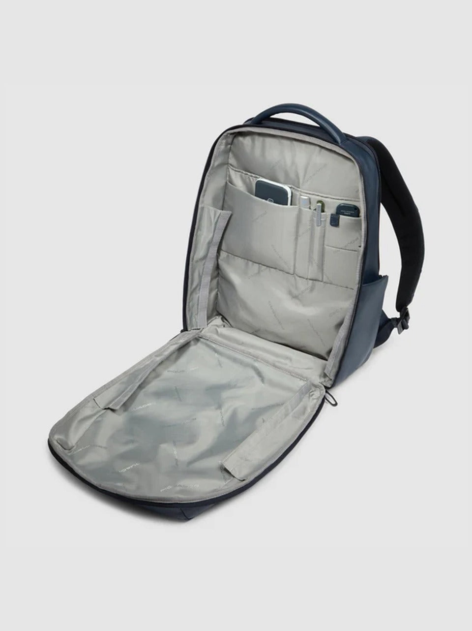 cartella 14'' zip verticale CA6766W137 BLU PIQUADRO 