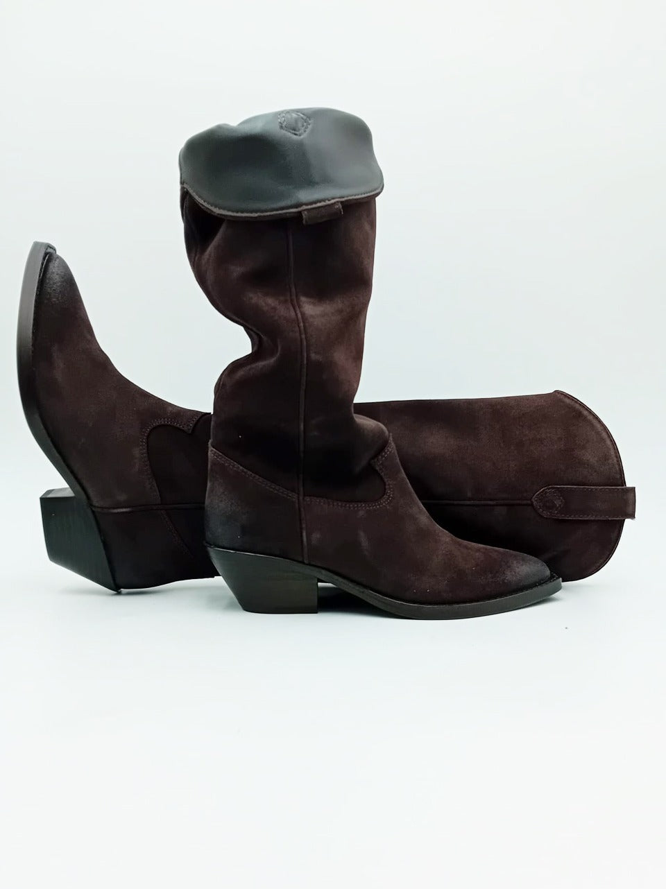 stivale texano alto DOLLY T.MORO ASH 