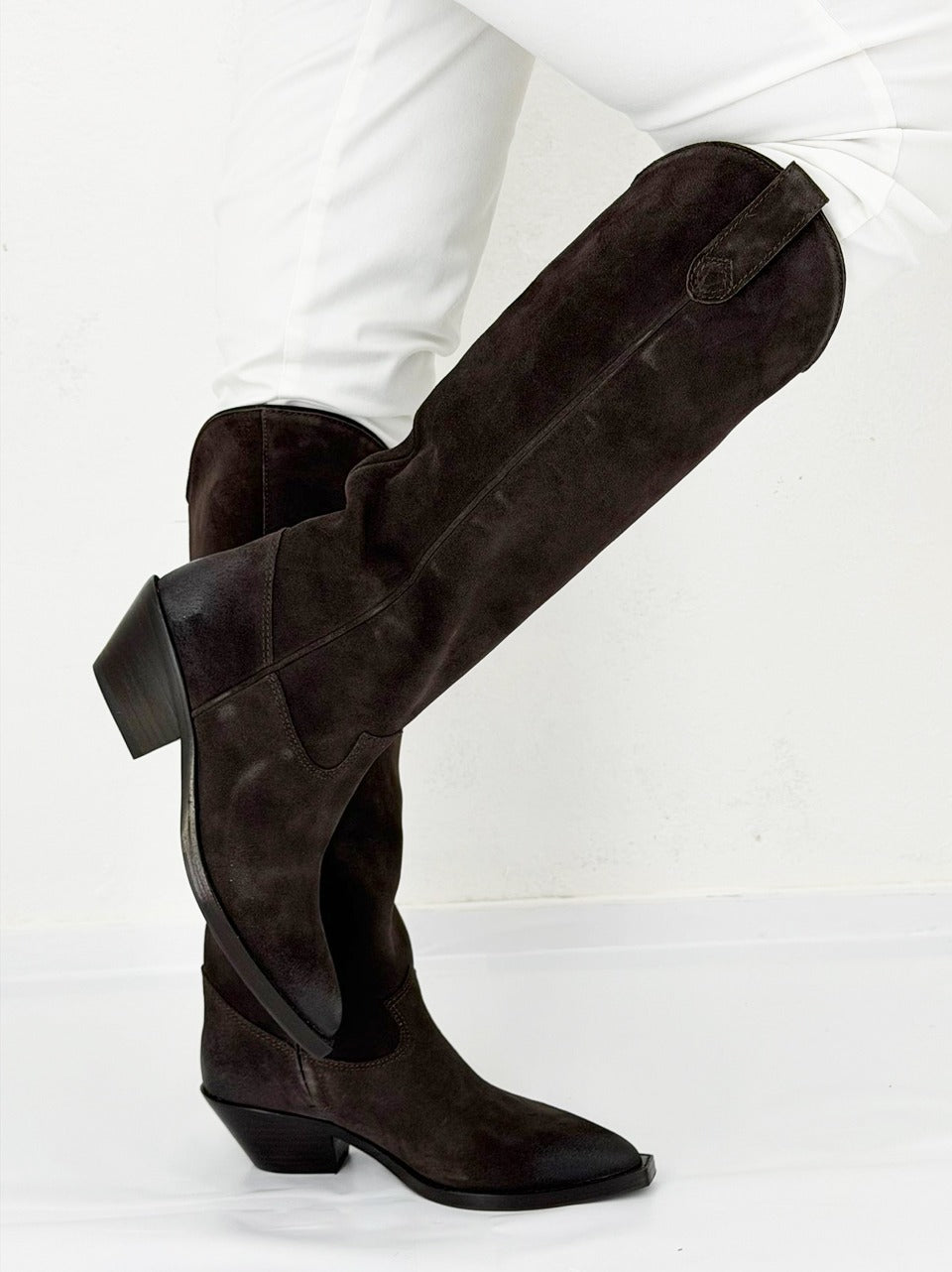 stivale texano alto DOLLY T.MORO ASH 