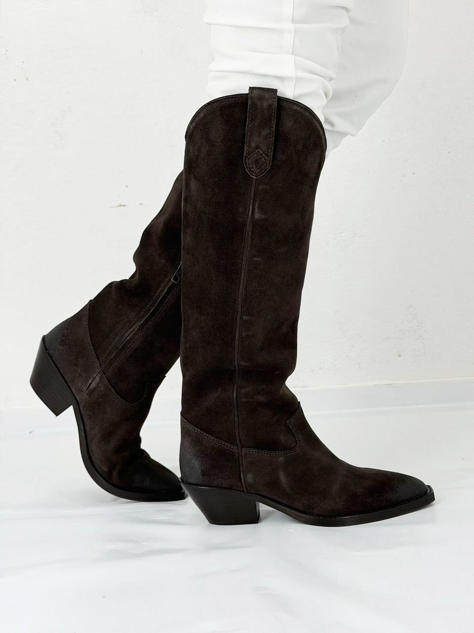 stivale texano alto DOLLY T.MORO ASH 