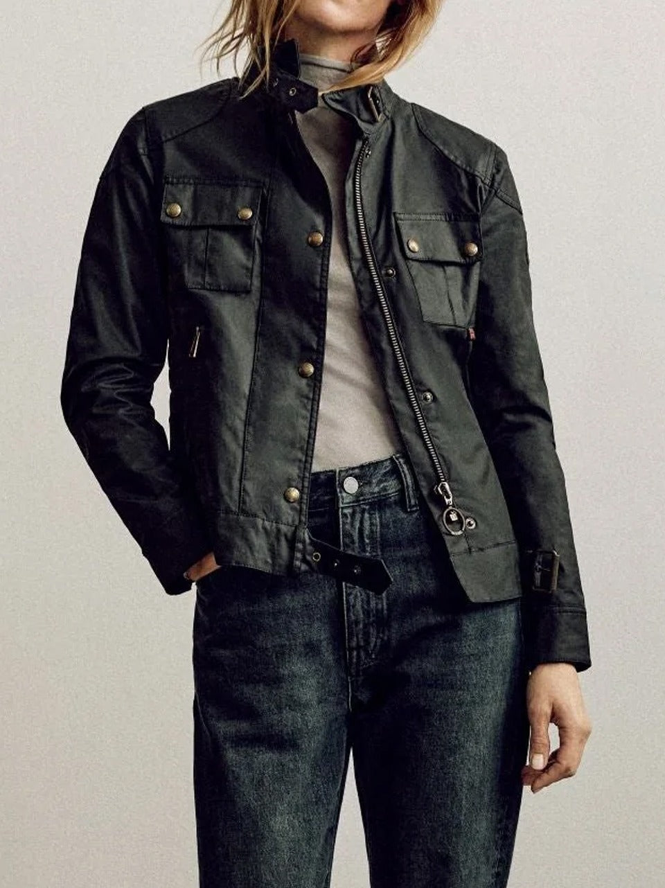 bomber cerato GANGSTYER BLACK BELSTAFF 