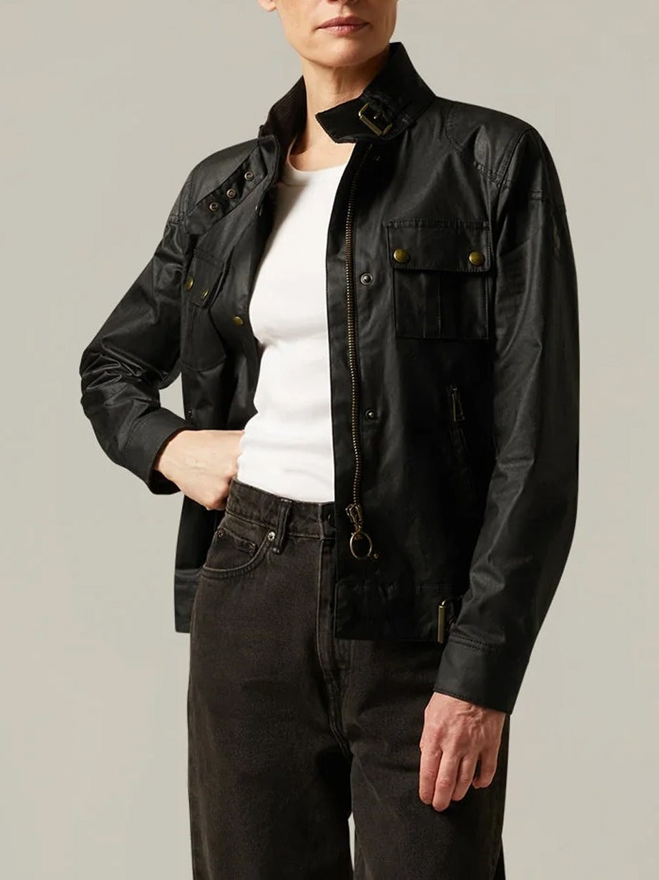 bomber cerato GANGSTYER BLACK BELSTAFF 