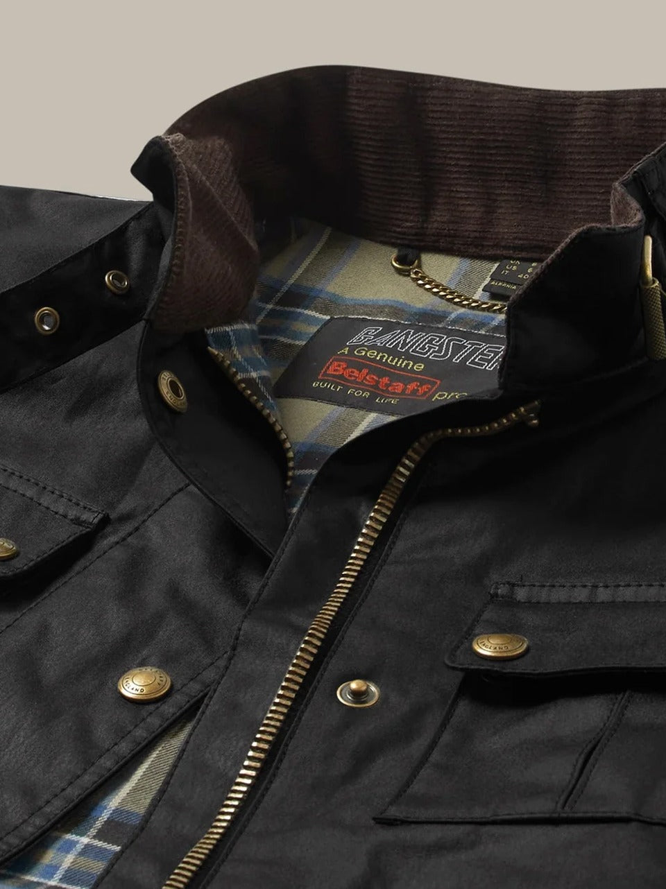 bomber cerato GANGSTYER BLACK BELSTAFF 